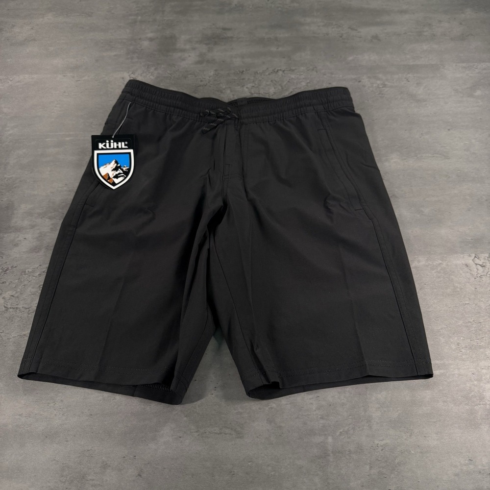 Kuhl Shorts Mens S Freeflex Black 10" Inseam Lightweight Outdoor NEW Hiking